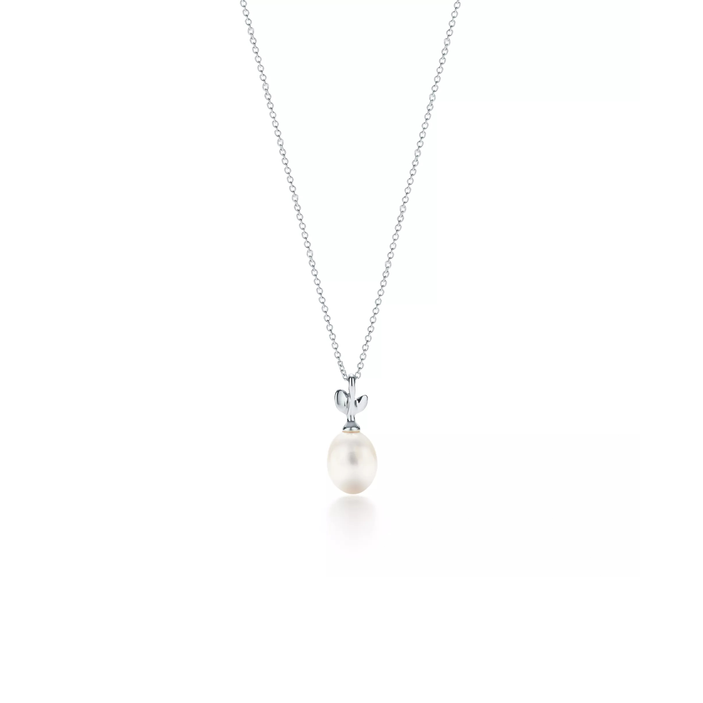 TIFFANY PALOMA PICASSO OLIVE LEAF PEARL PENDANT 35249508
